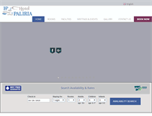 Tablet Screenshot of paliria-hotel.gr